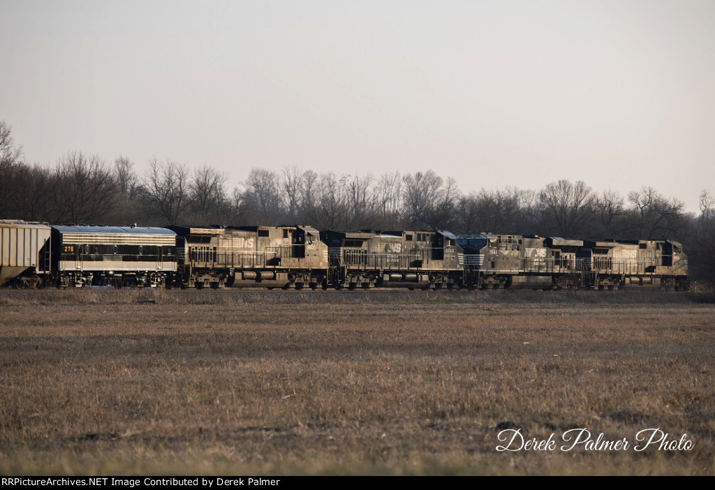 Going Away Shot of 9448's Train